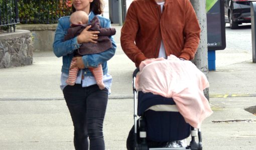 Jamie Dornan & Amelia Warner with their baby daughter