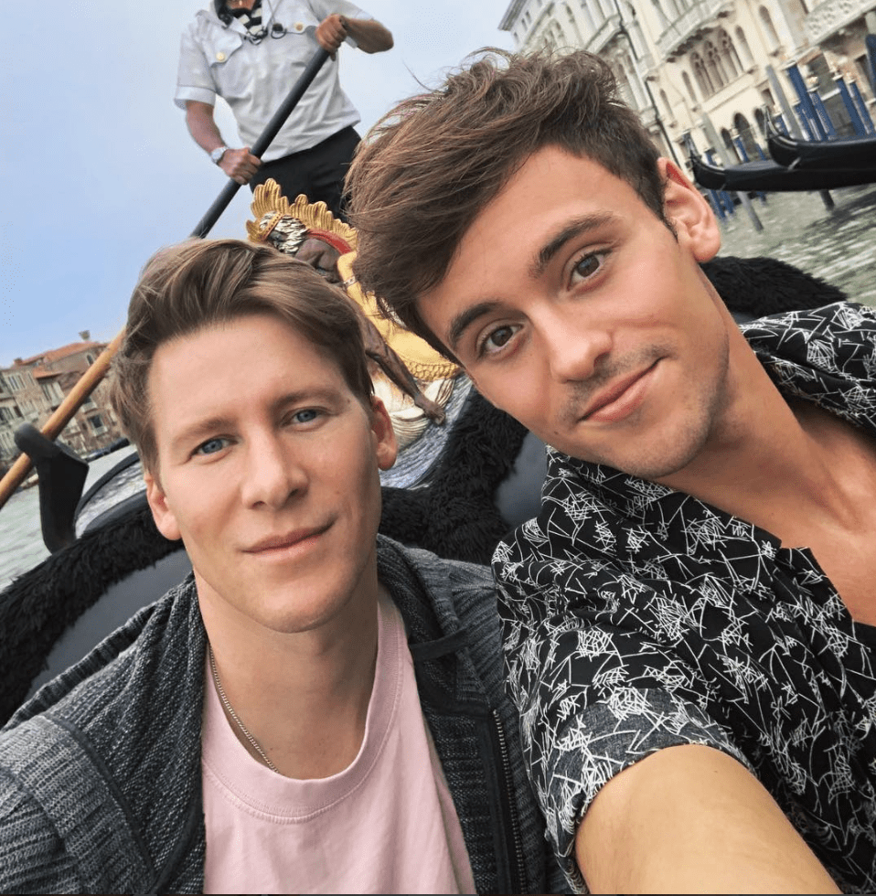 Tom Daley and Dustin Lance Black Don't Know Son's Biological Dad