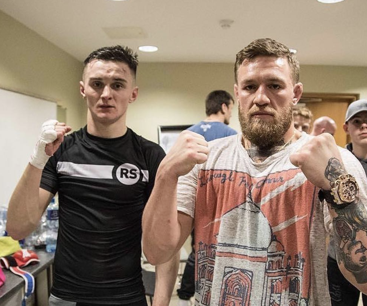 Conor McGregor congratulates team mate Lee Hammond – as he wins gold at  world championships 