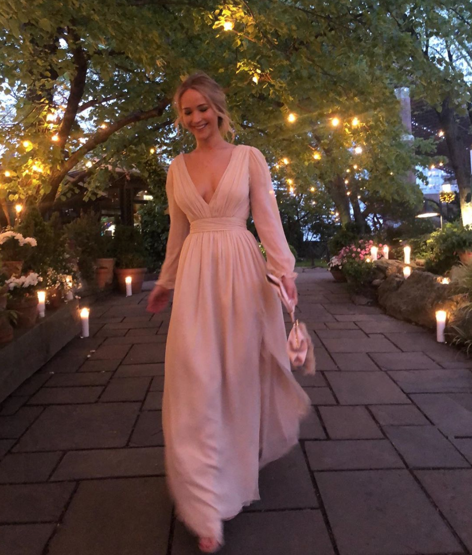 Emma Stone and Sienna Miller attend Jennifer Lawrence's wedding in