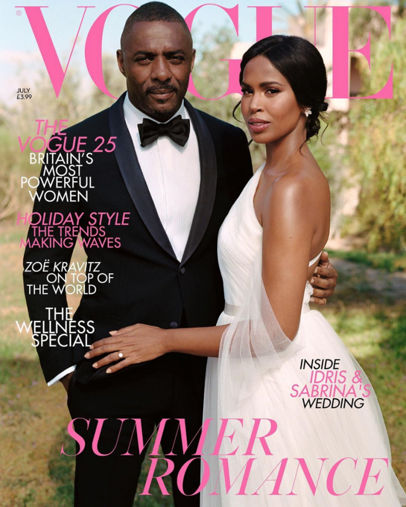 Idris Elba and his new wife Sabrina Dhowre share stunning wedding snaps