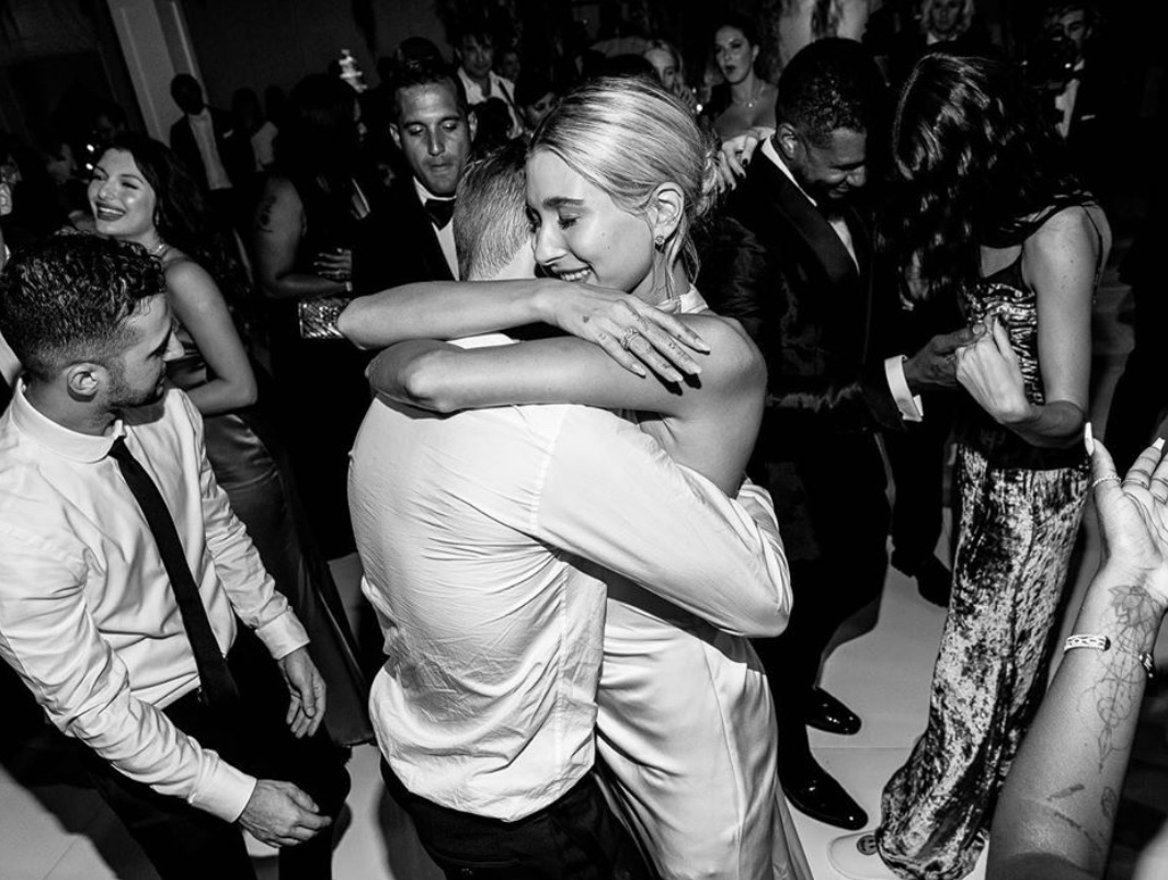 Hailey Bieber chose Virgil Abloh to design gown due to 'street style' | Wedding  dress backs, Wedding gowns lace, Wedding dress couture