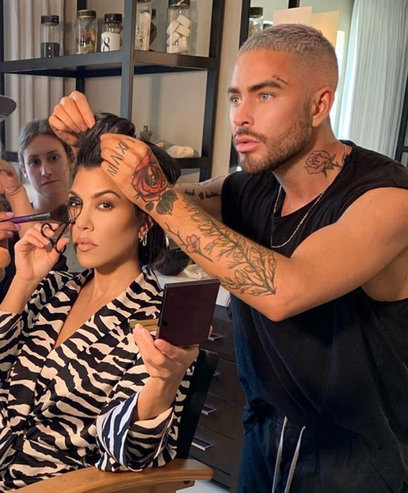 Kardashian Sisters Show Support For Irish Hairstylist Andrew