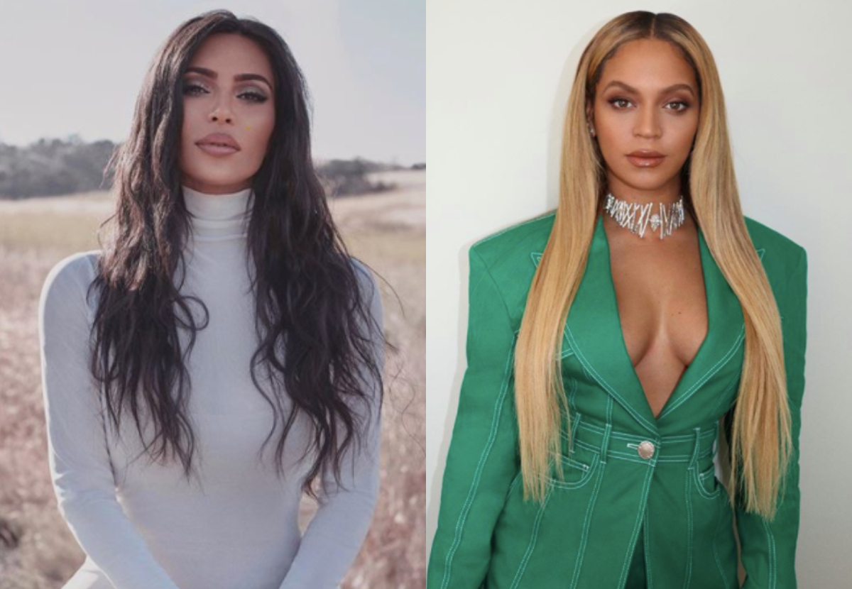 Kim Kardashian has people wondering if she's trying to look like Beyonce