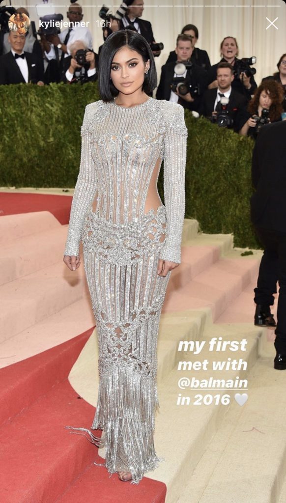 Kylie Jenner Revealed Her Controversial 2018 Met Gala Dress Ripped