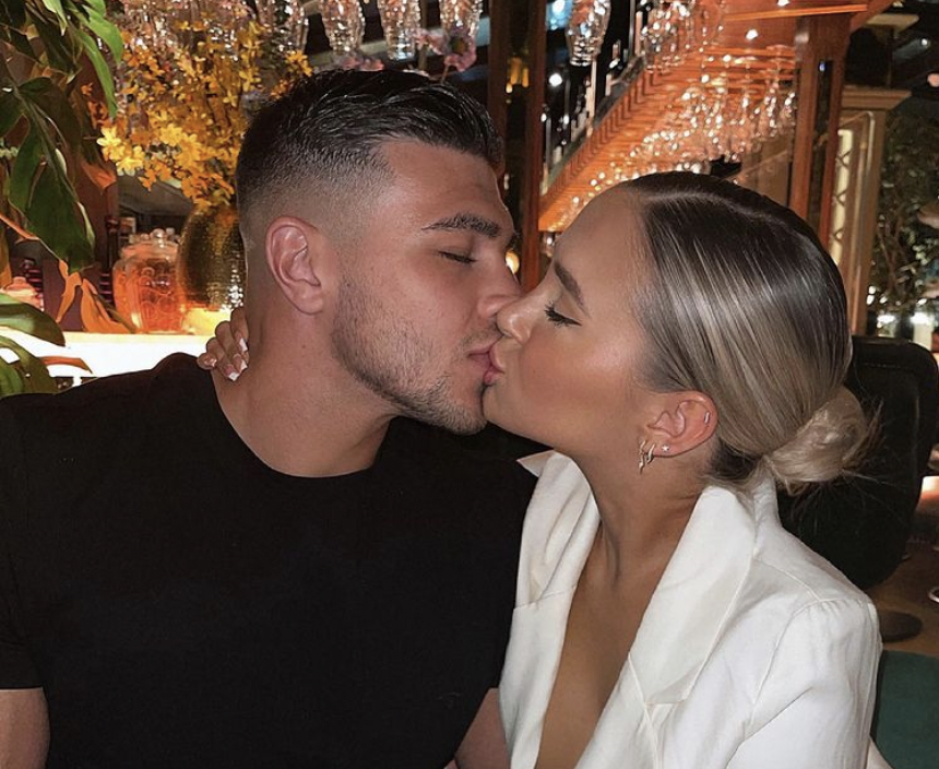 Molly-Mae arrives back in Manchester from Dubai with Tommy Fury as