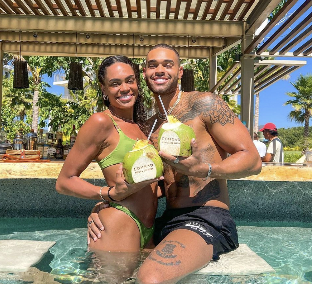 Naytes Sex Videos - The Bachelorette stars Michelle Young and Nayte Olukoya split just six  months after the finale | Goss.ie