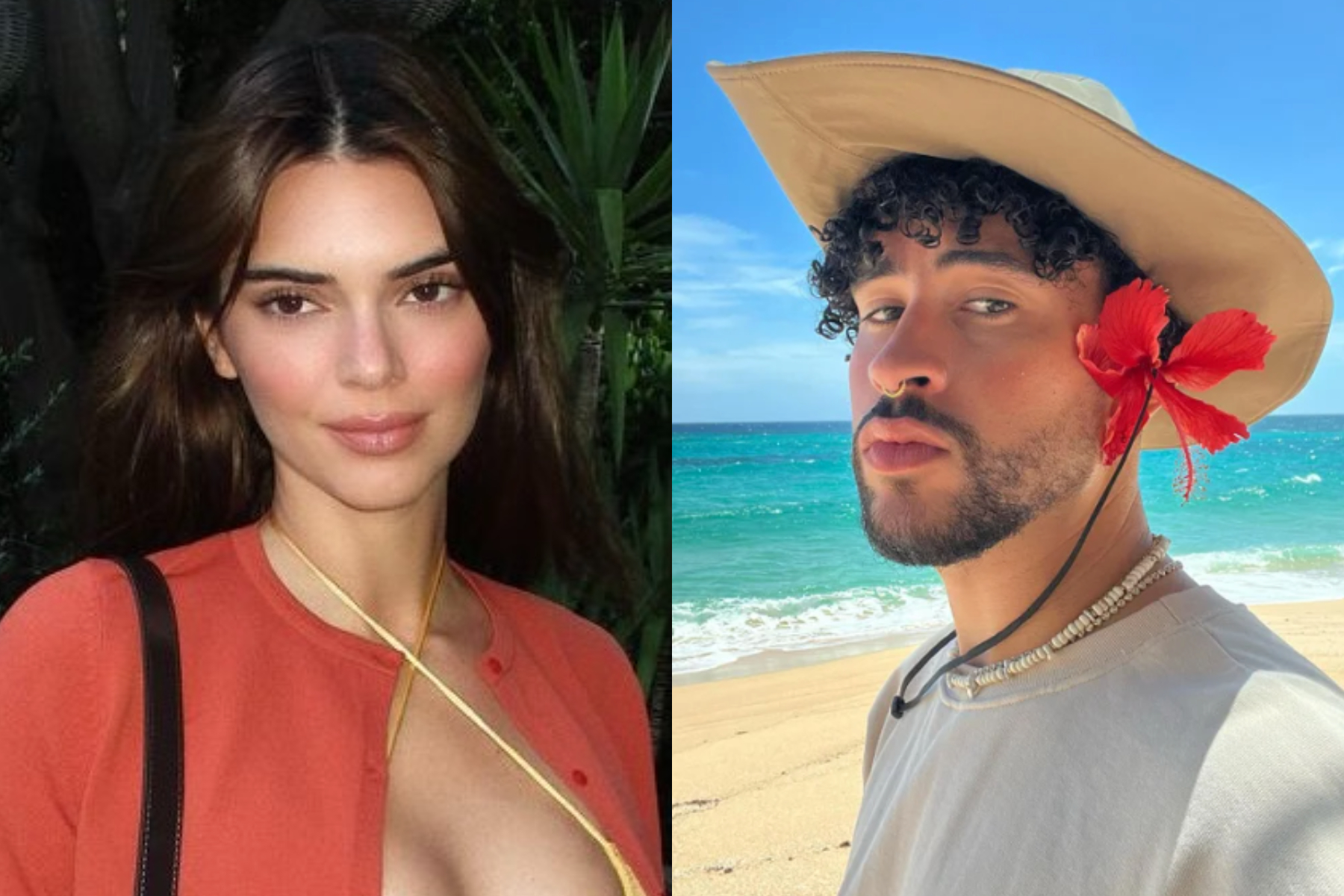 badbunnypr & @kendalljenner step out for a double date with